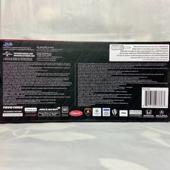 Fast & Furious Dom's Dodge Charger R/T Silver Jada Die-cast 1:24 Model NIP 2022 - Picture 7 of 8